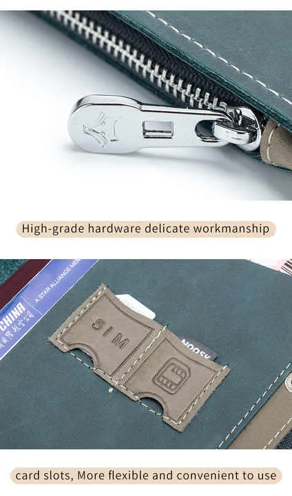 أزياء حزام من الجلد غطاء جواز سفر RFID حجب . Fashion Leather Belt Passport Cover RFID Blocking