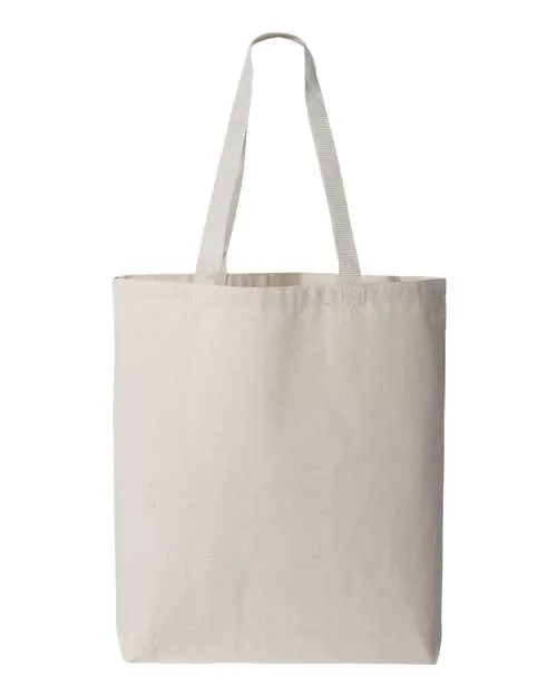 11L Canvas Tote with Contrast-Color Handles - Q4400