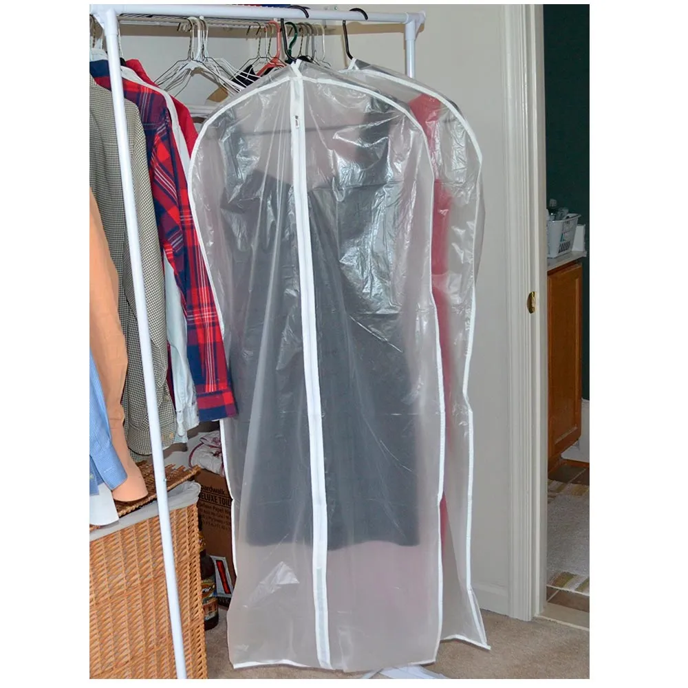 4 Pc Hanging Garment Bags Storage Cover Travel Suit Bag Dress Shirt Coat 53 Inch