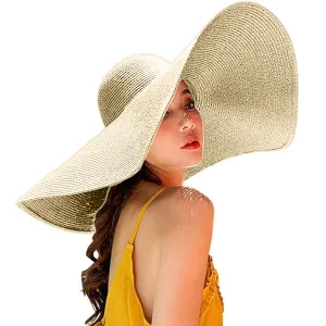 Babymoon Pregnant Women Maternity Hat | Maternity Photo Props | Beige
