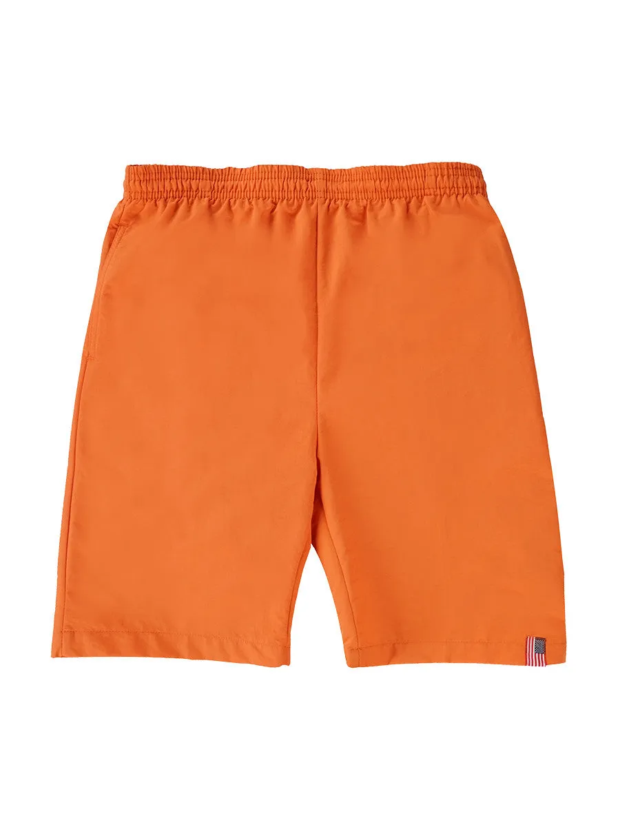 Boy's 4/7 Solid Nylon Swim Trunk - Classic