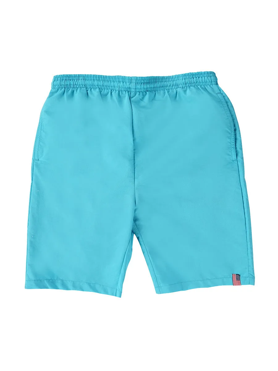 Boy's 4/7 Solid Nylon Swim Trunk - Classic