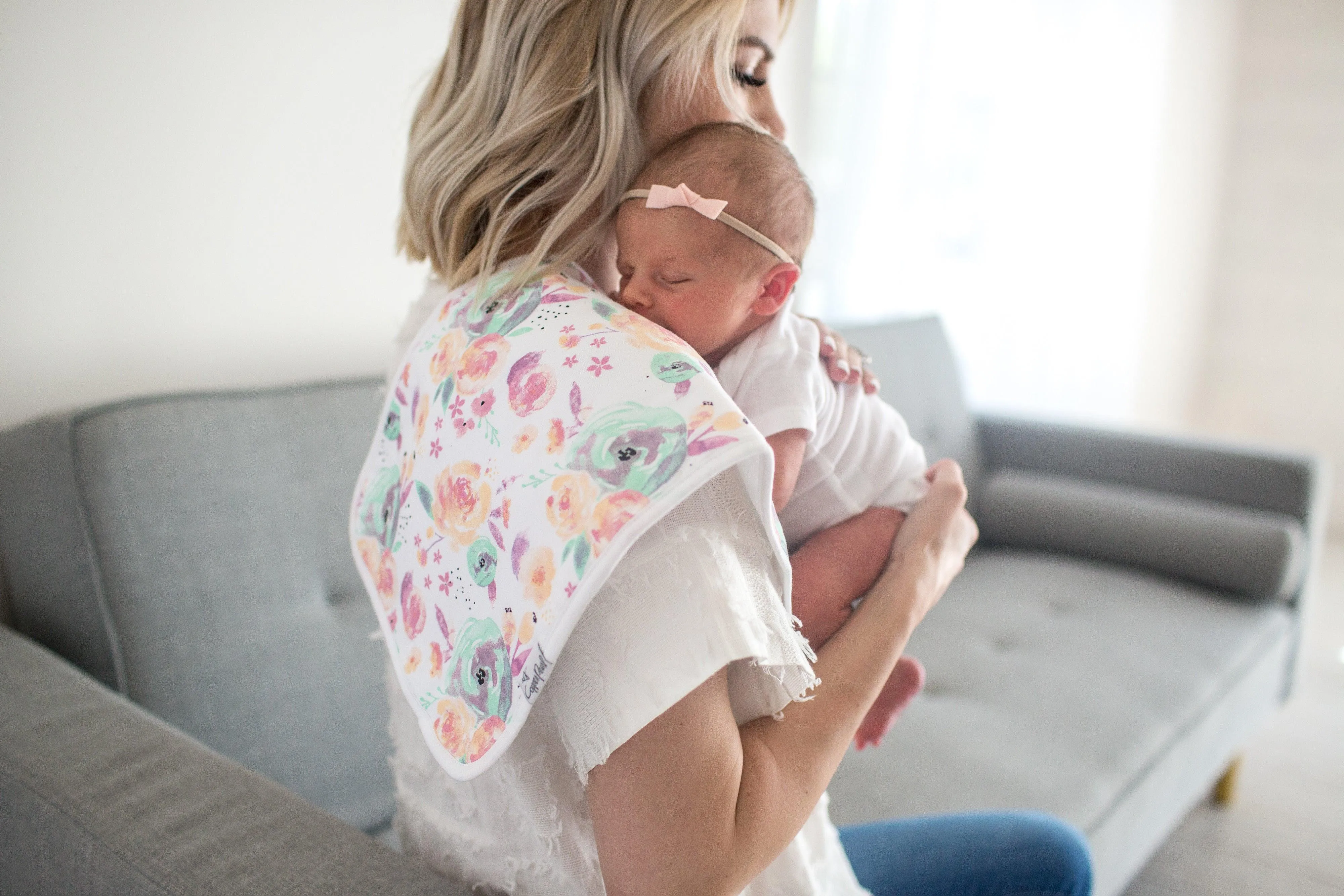 Burp Cloth Set - Bloom