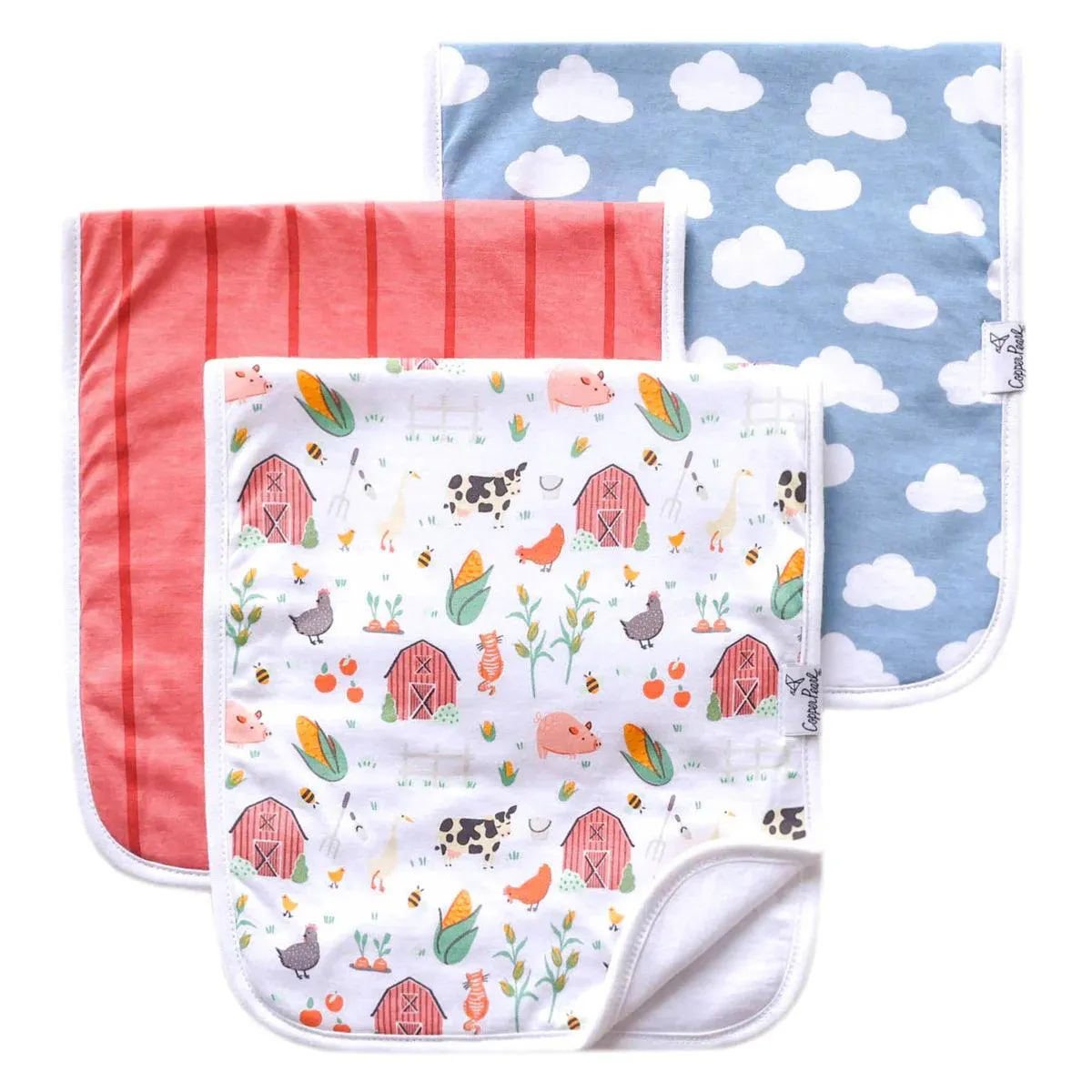 Burp Cloth Set - Farmstead