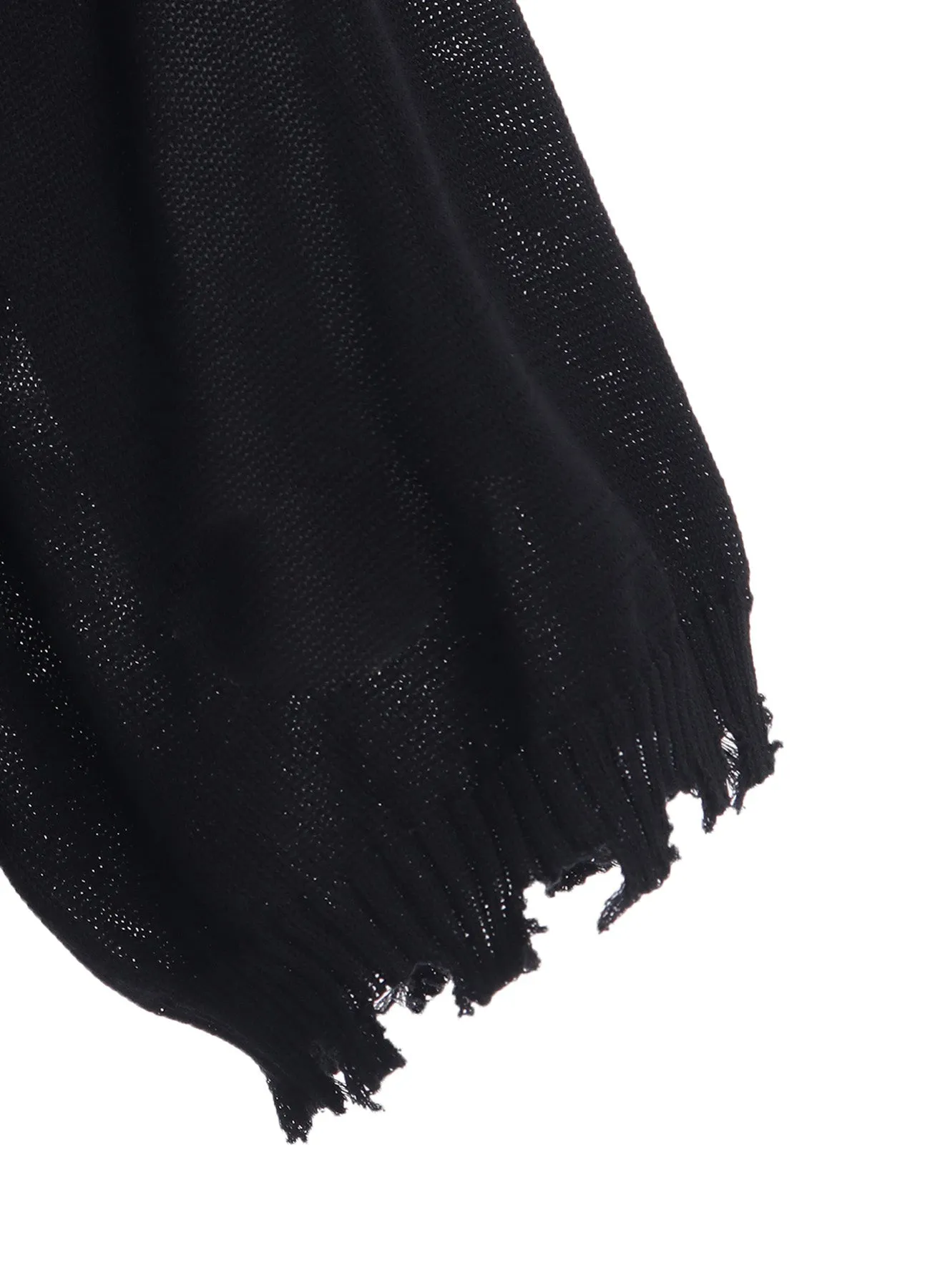 COMPACT TWIST 10G DAMAGED KNITTED PULLOVER