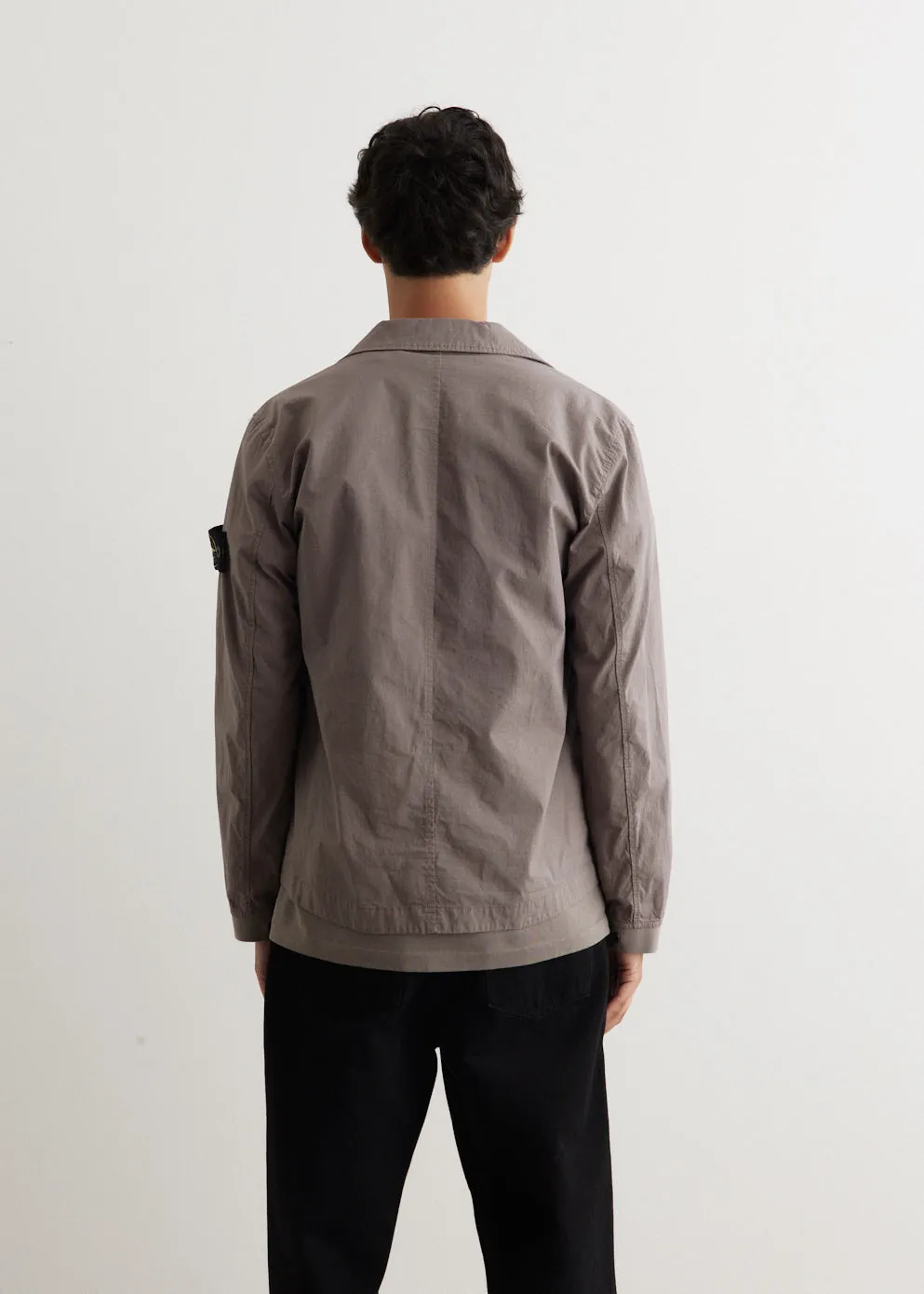 Cotton Ripstop Garment Dyed Overshirt