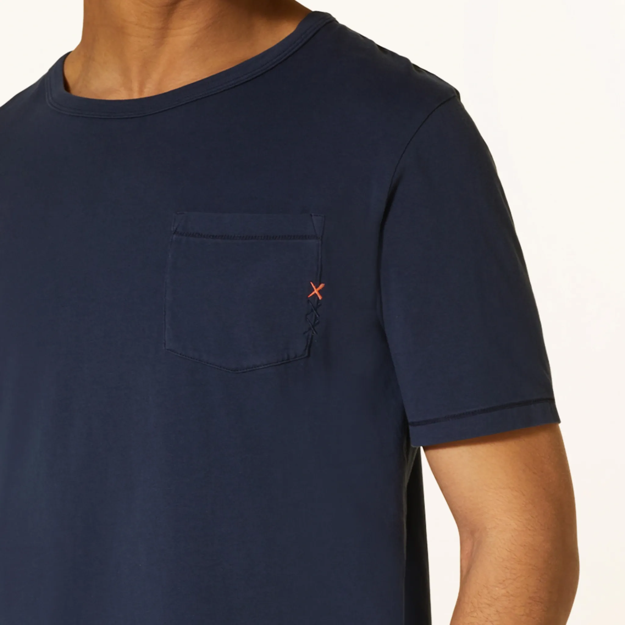 Garment Dye Pocket Tee (Dark Blue)
