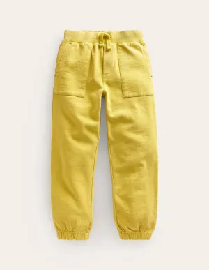 Garment Dye Track Joggers-Zest Yellow