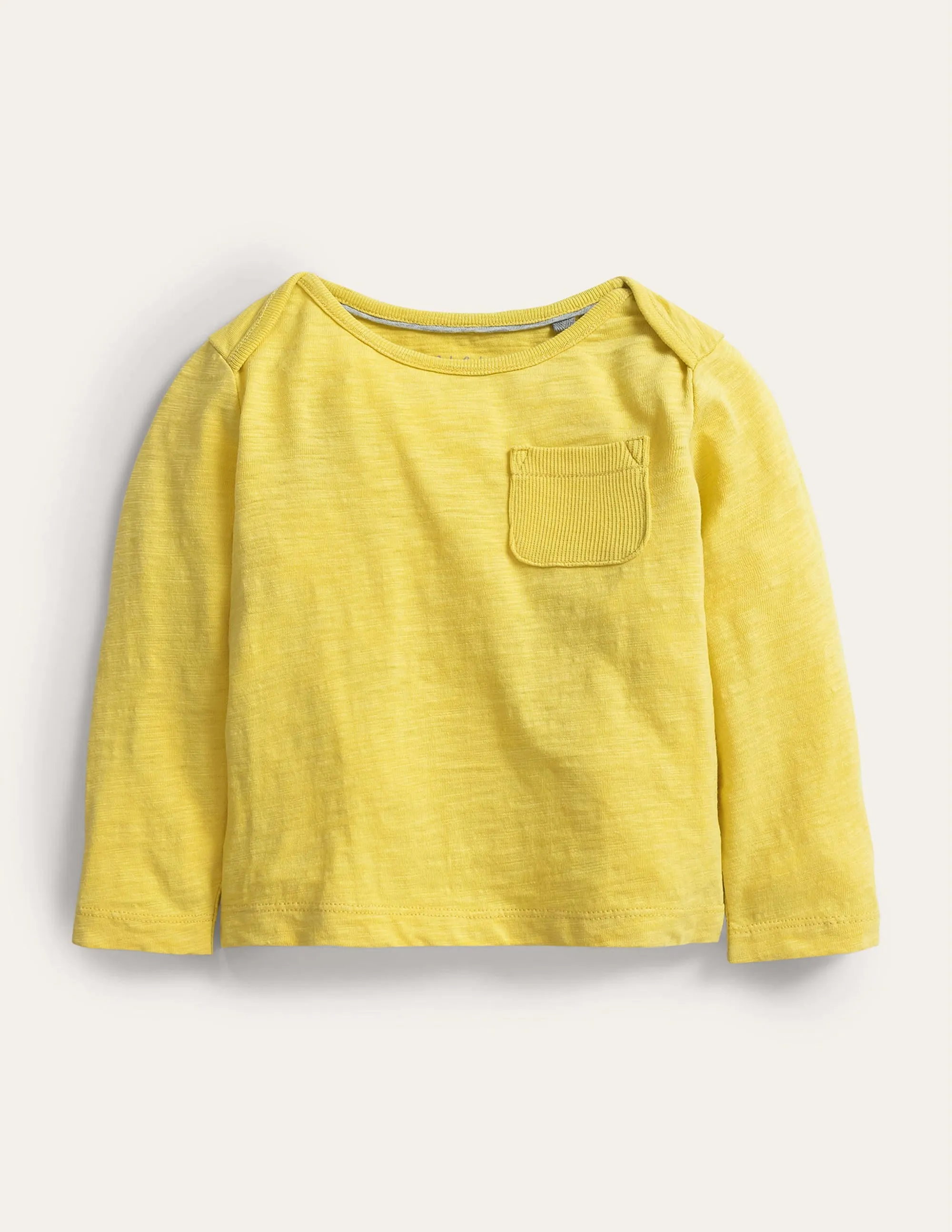 Garment Wash T-Shirt-Buttercup Yellow