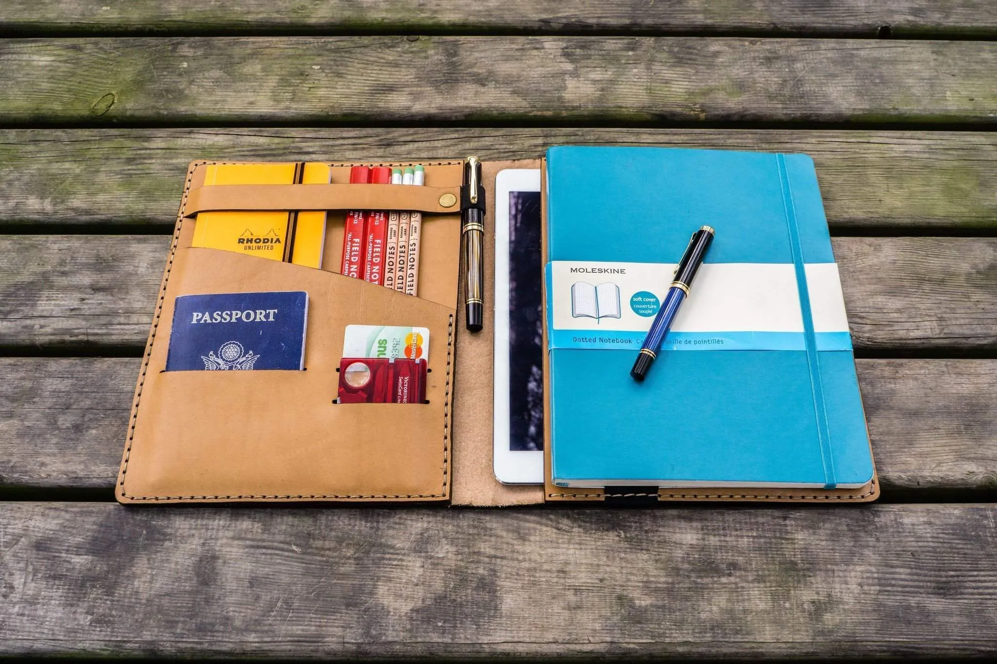 iPad Pro 11 - Pro 10.5 and B5 size Notebook Cover - Natural