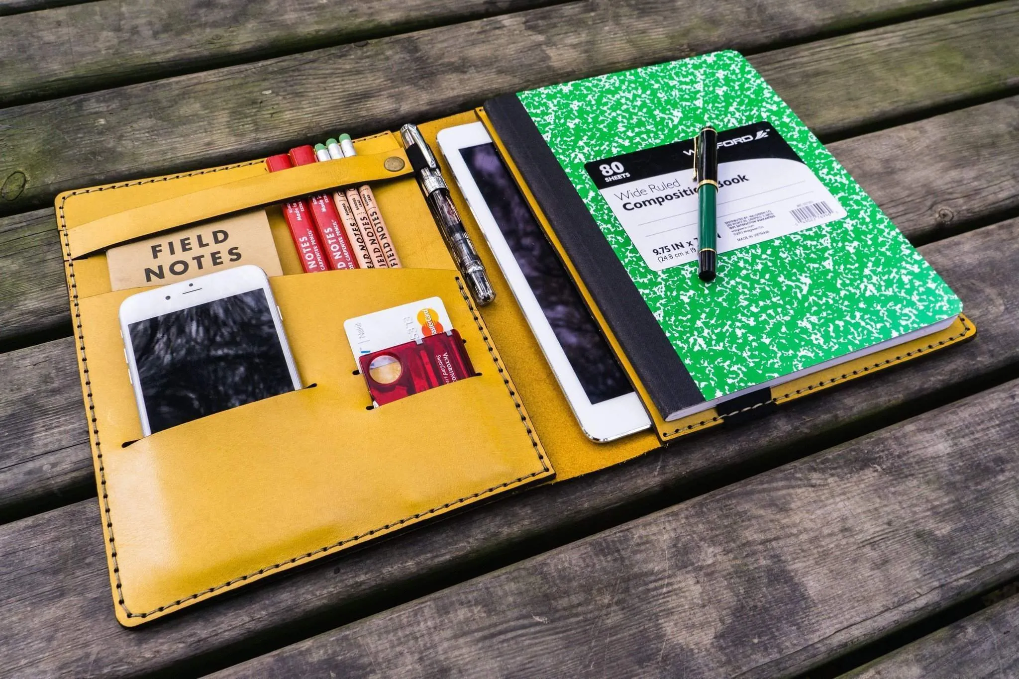 iPad Pro 11 - Pro 10.5 and B5 Size Notebook Cover - Yellow