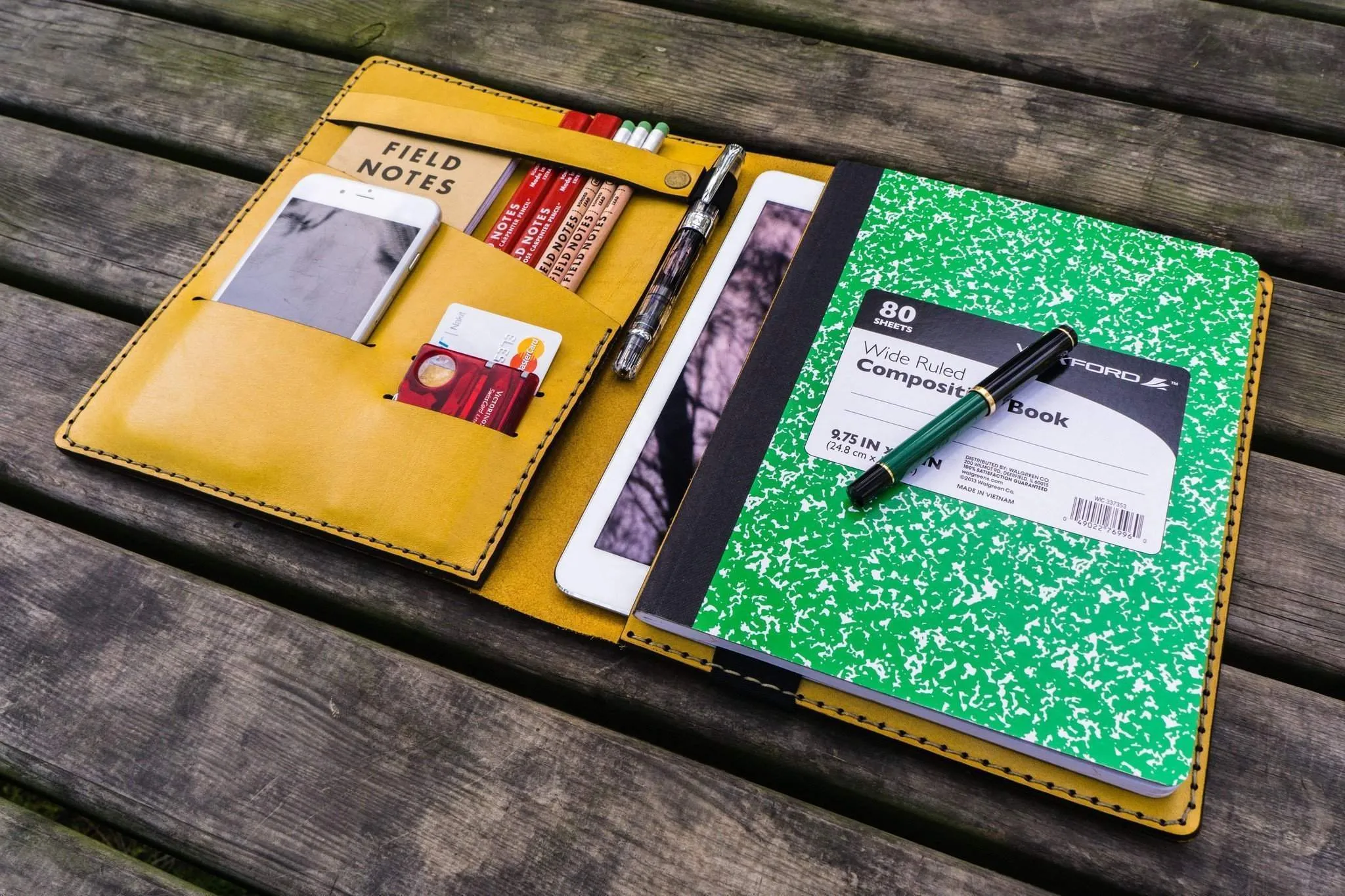 iPad Pro 11 - Pro 10.5 and B5 Size Notebook Cover - Yellow