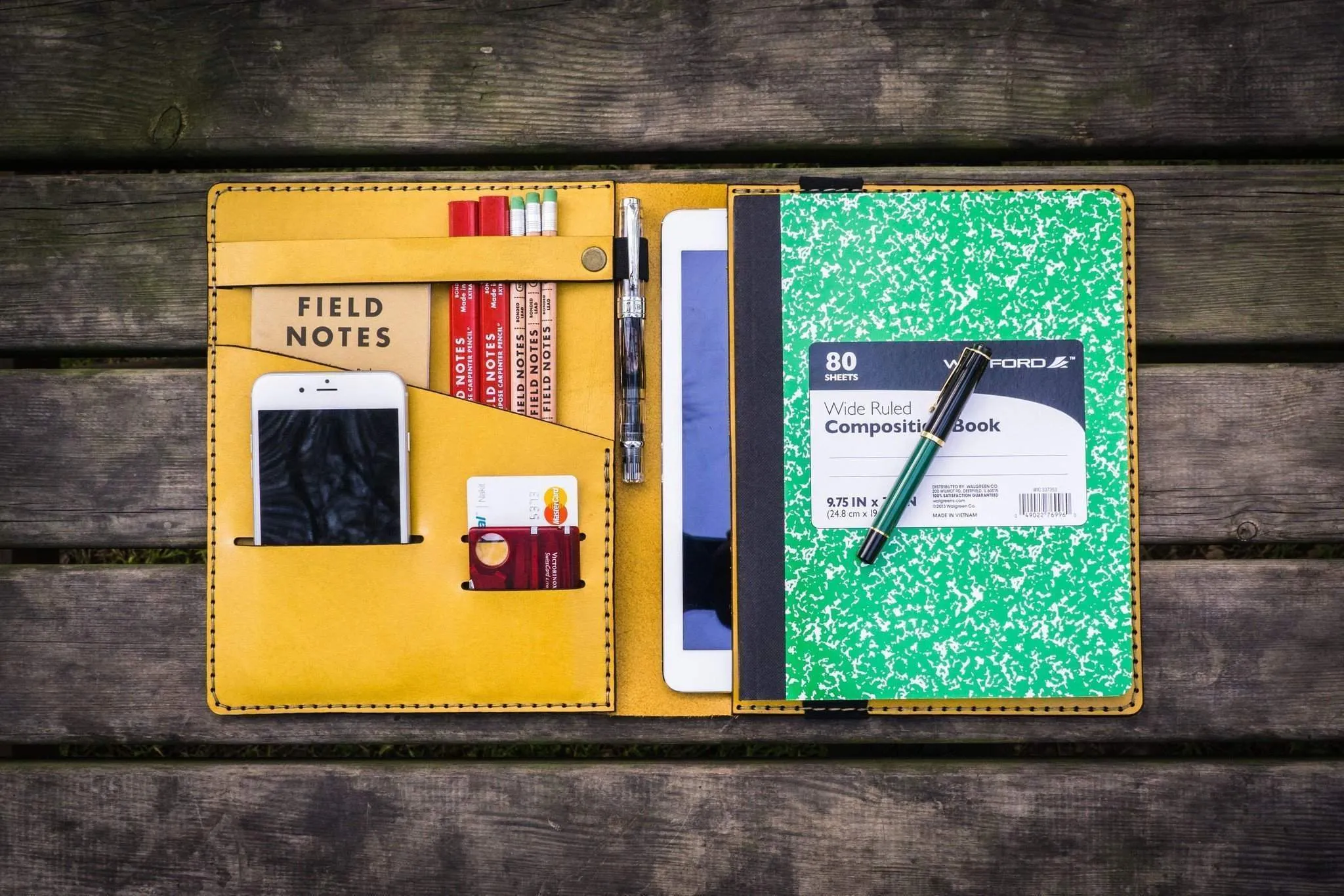 iPad Pro 11 - Pro 10.5 and B5 Size Notebook Cover - Yellow