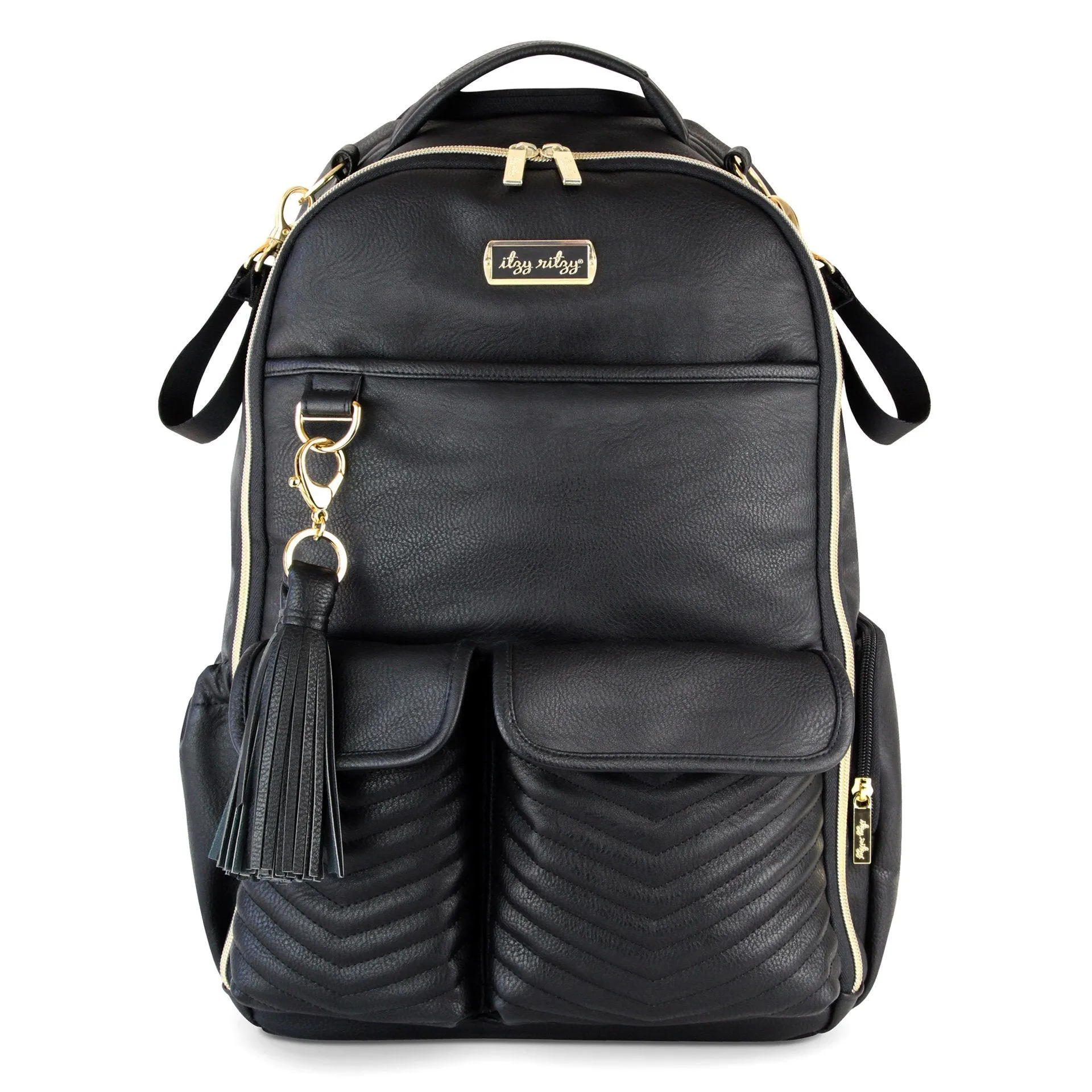 Itzy Ritzy Boss Diaper Bag Backpack Jetsetter FREE Latte Teether
