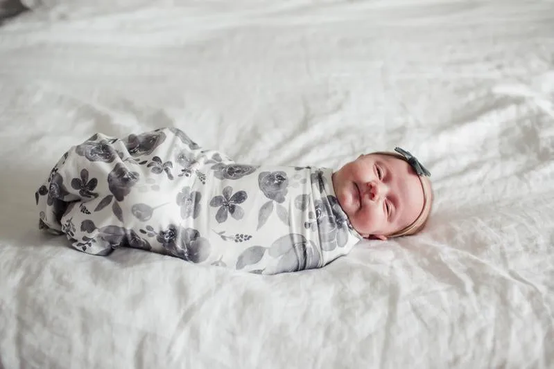 knit swaddle blanket - rowan