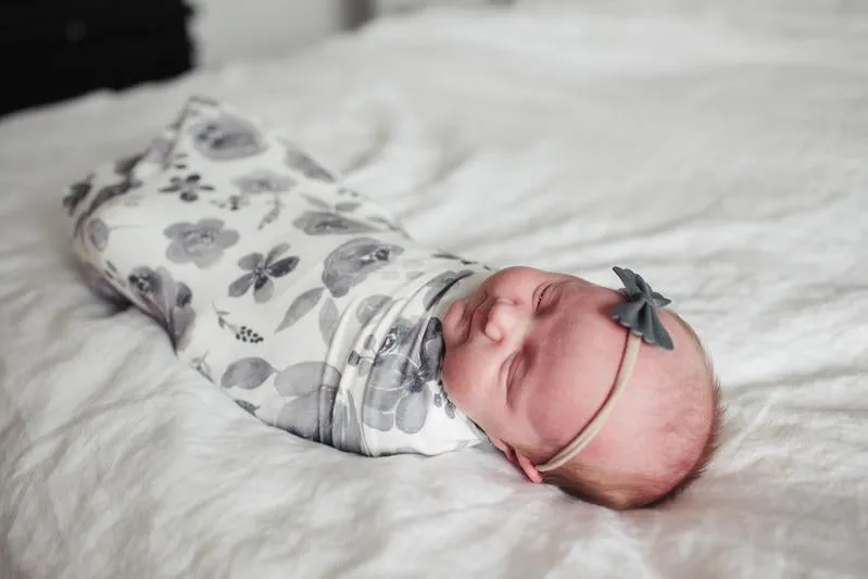 knit swaddle blanket - rowan