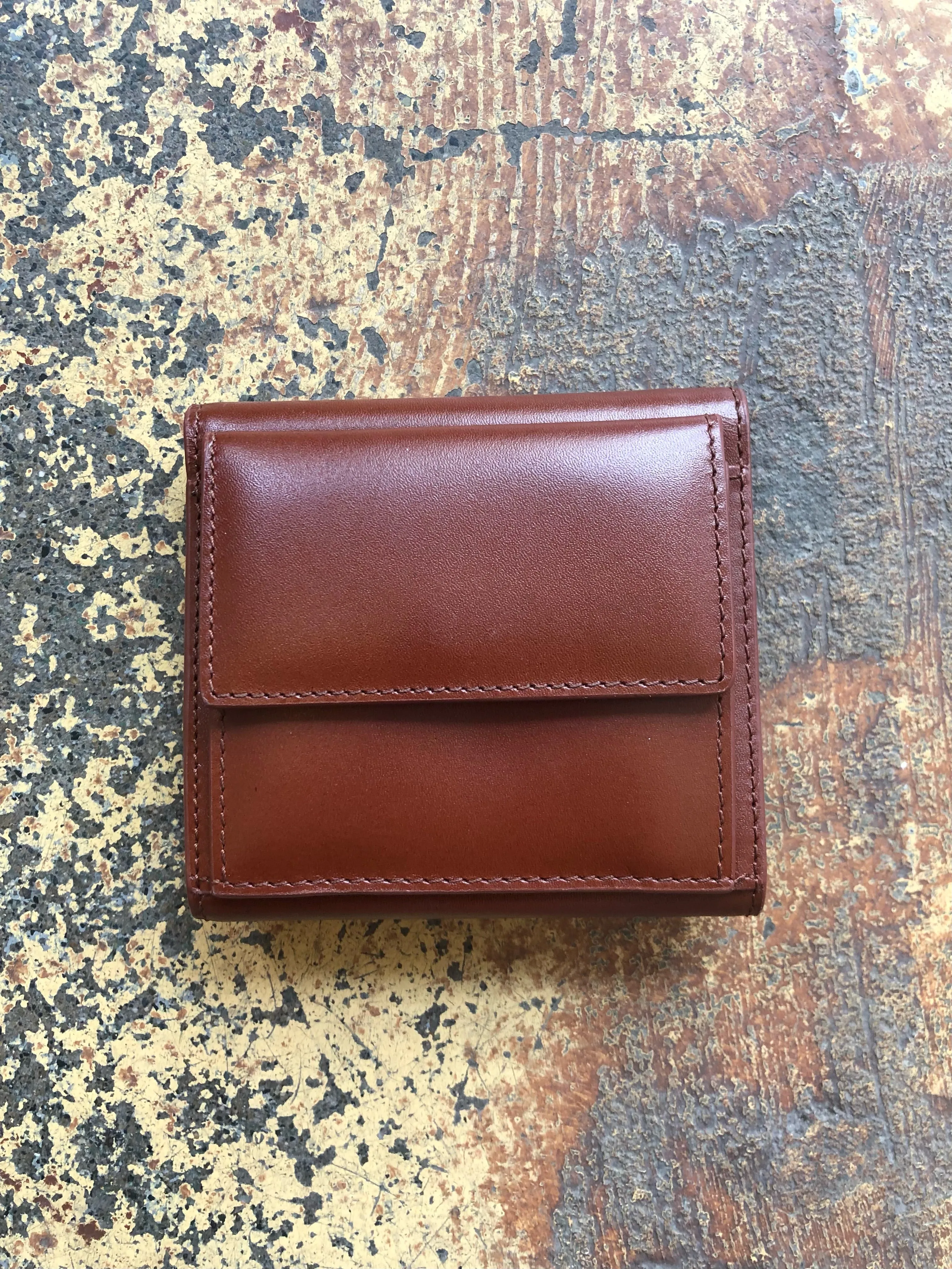 Large Lois Compact Wallet - Brown