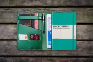 Leather Leuchtturm1917 A5 Notebook Cover - Green