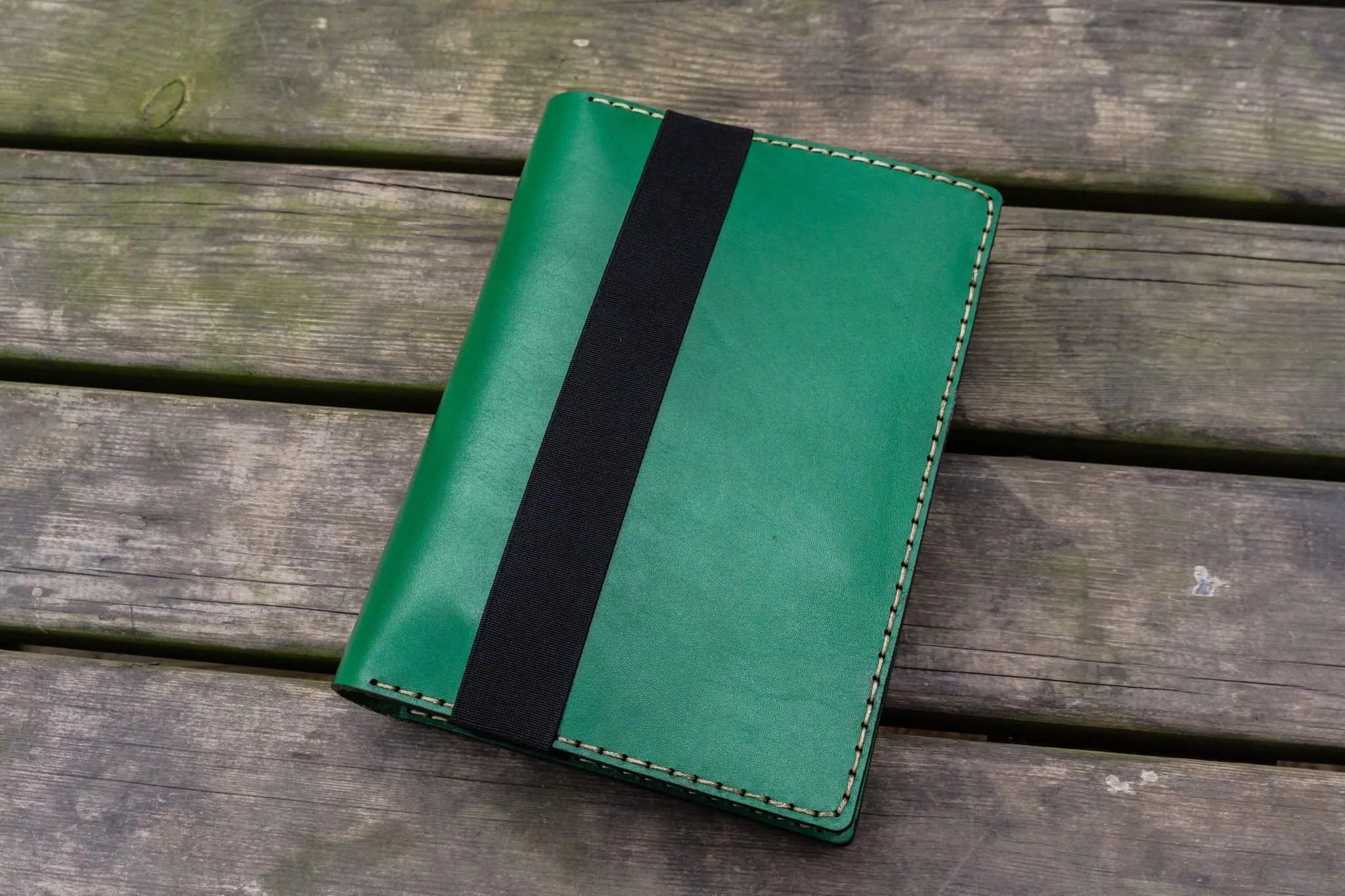 Leather Leuchtturm1917 A5 Notebook Cover - Green