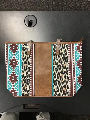 Leopard & Aztec Bag