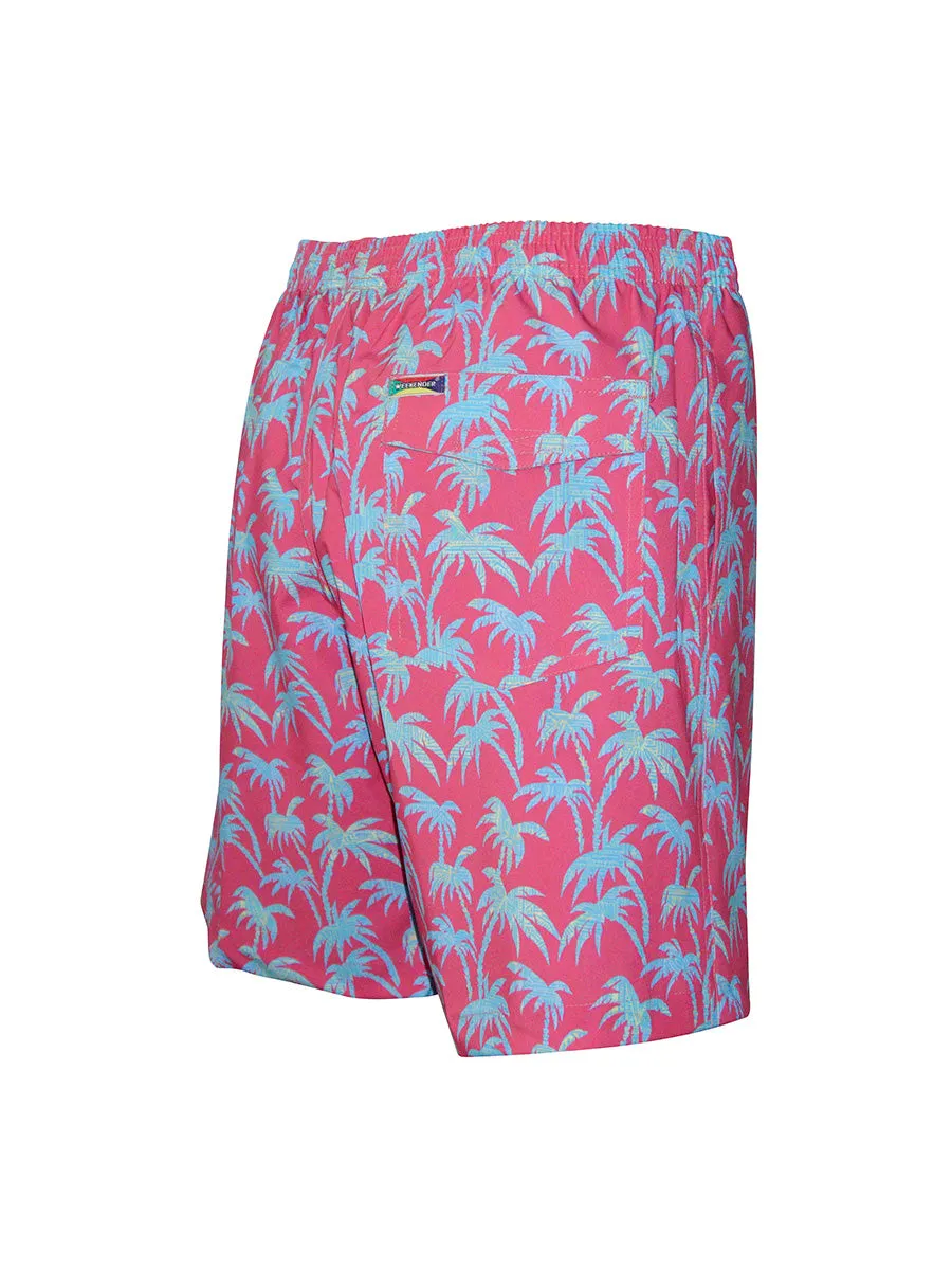 Men's Print Swim Trunk - Batik Palms