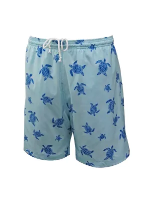 Men's Print Swim Trunk - Geo Turtle