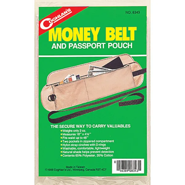 Money Belt Passport Holder Secure Hidden Travel Wallet with RFID Blocking New