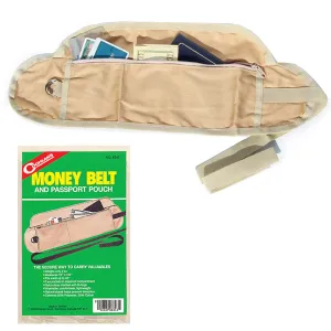Money Belt Passport Holder Secure Hidden Travel Wallet with RFID Blocking New