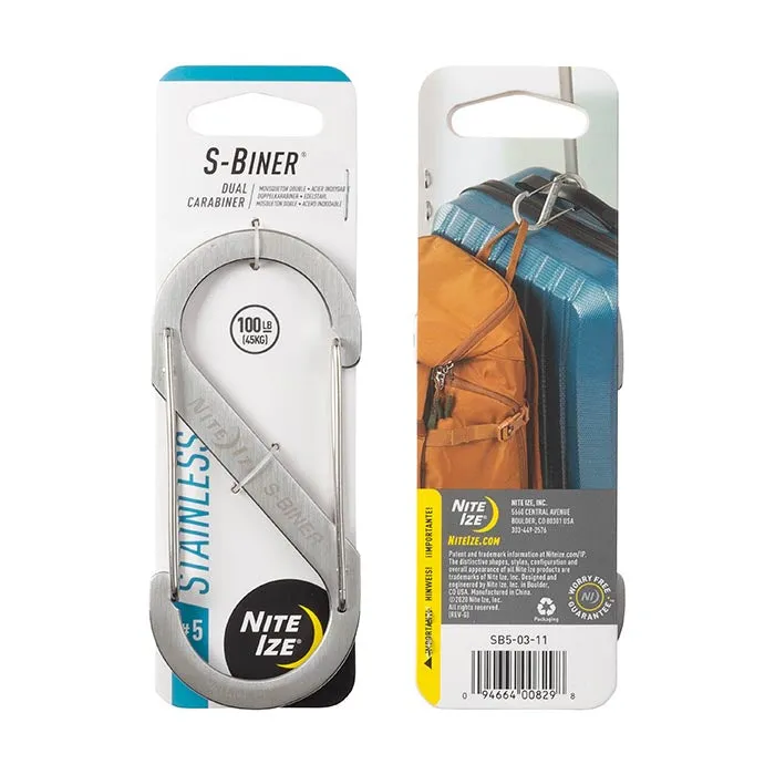 NiteIze S-Biner Dual Carabiner Stainless Steel #5