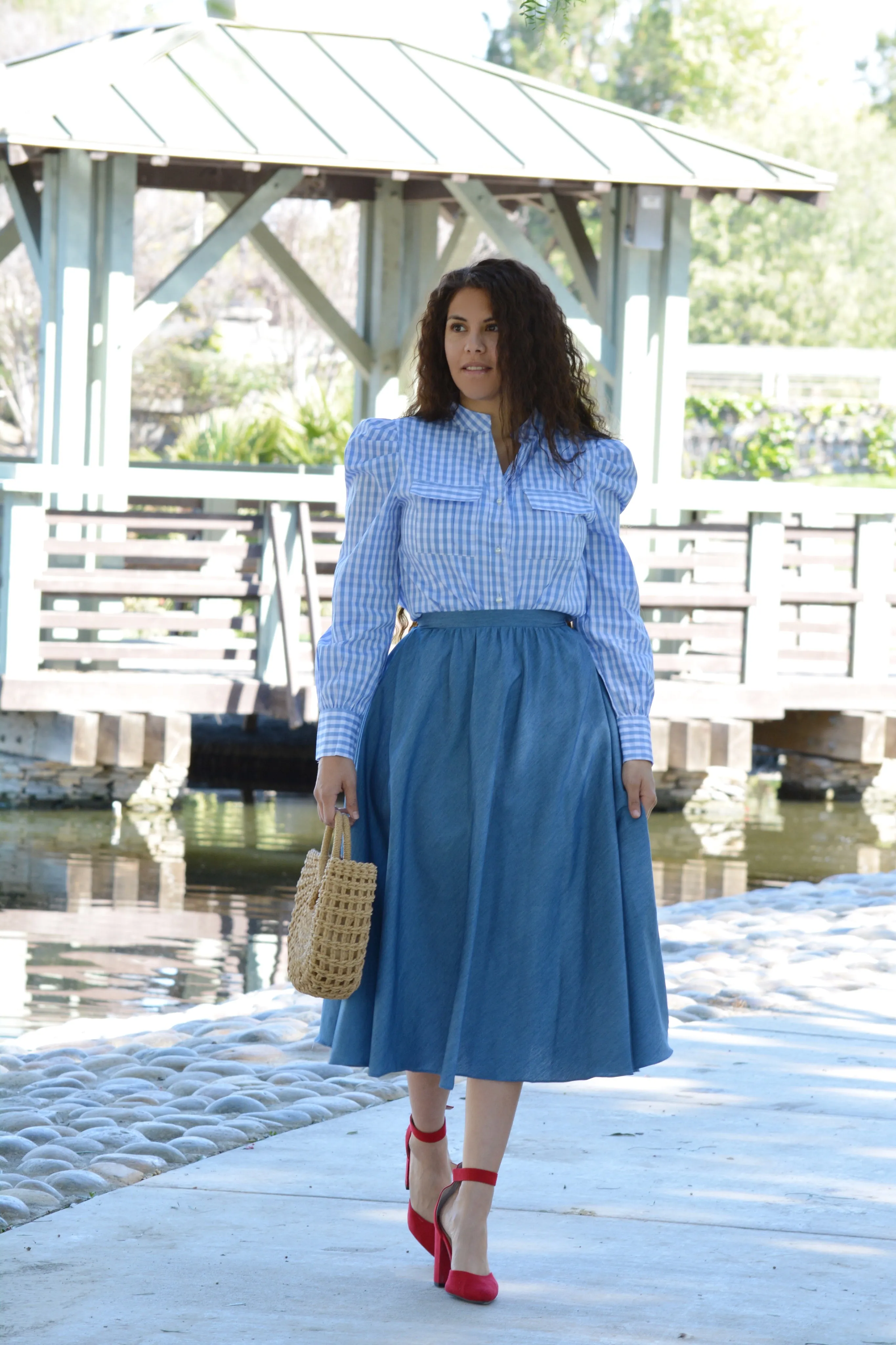 Tatiana Gingham Top